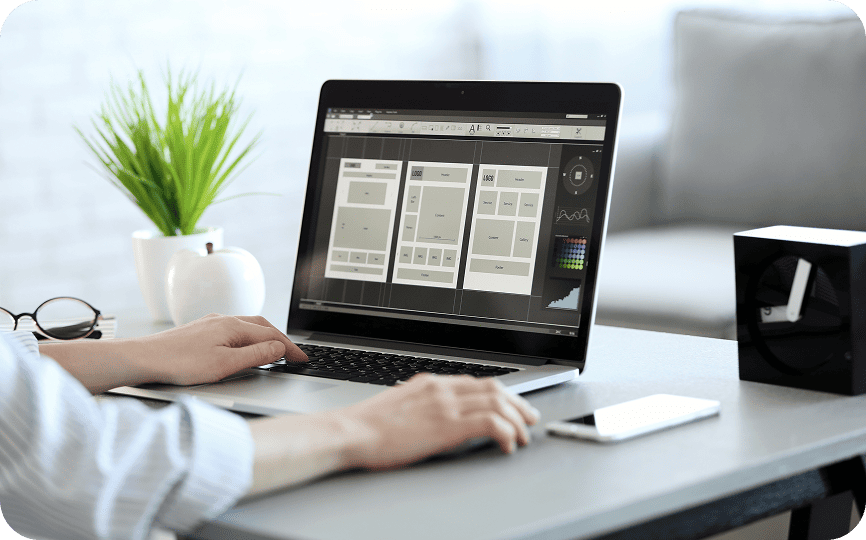 Дизайн макета сайта